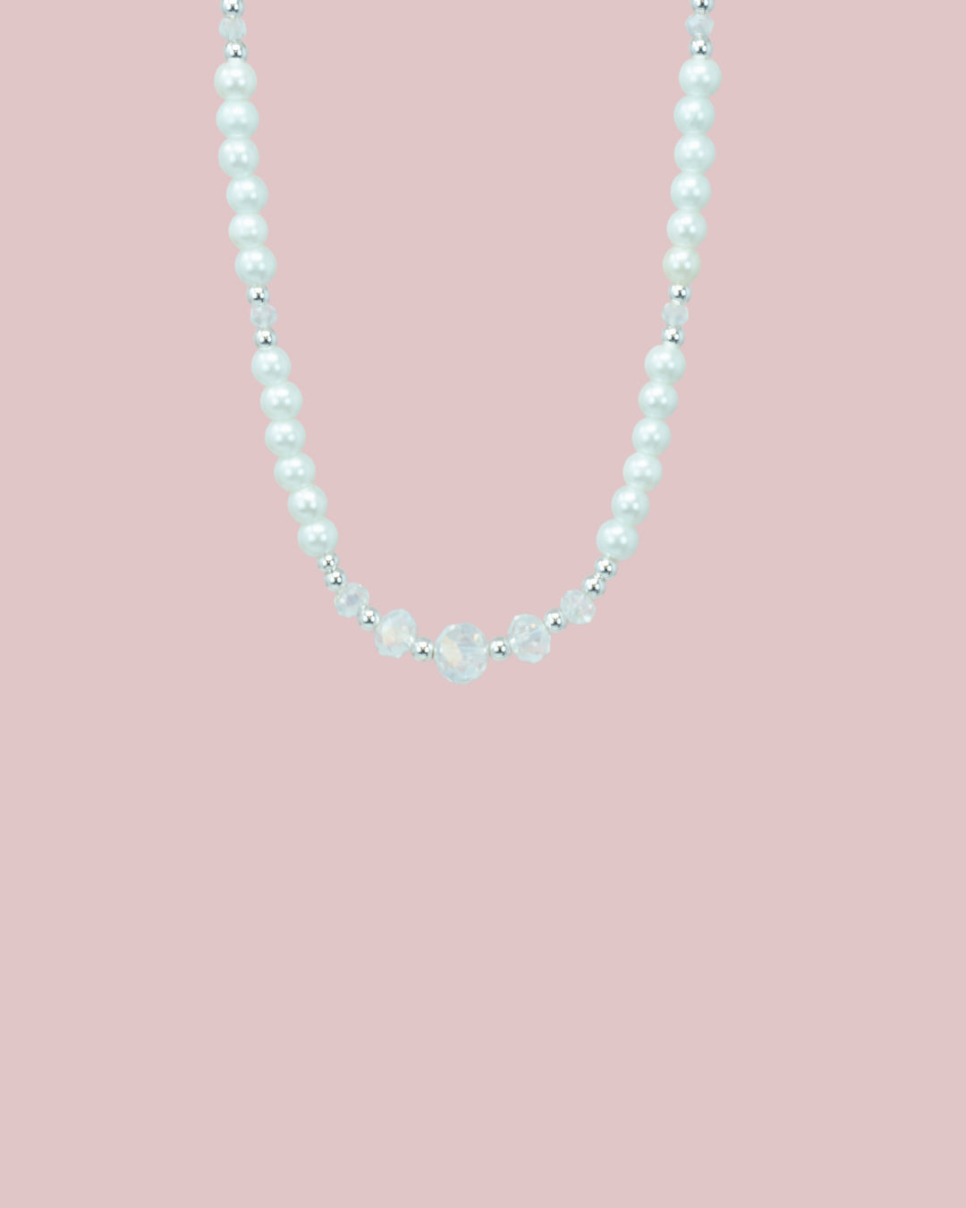 Pearl Crystal Necklace