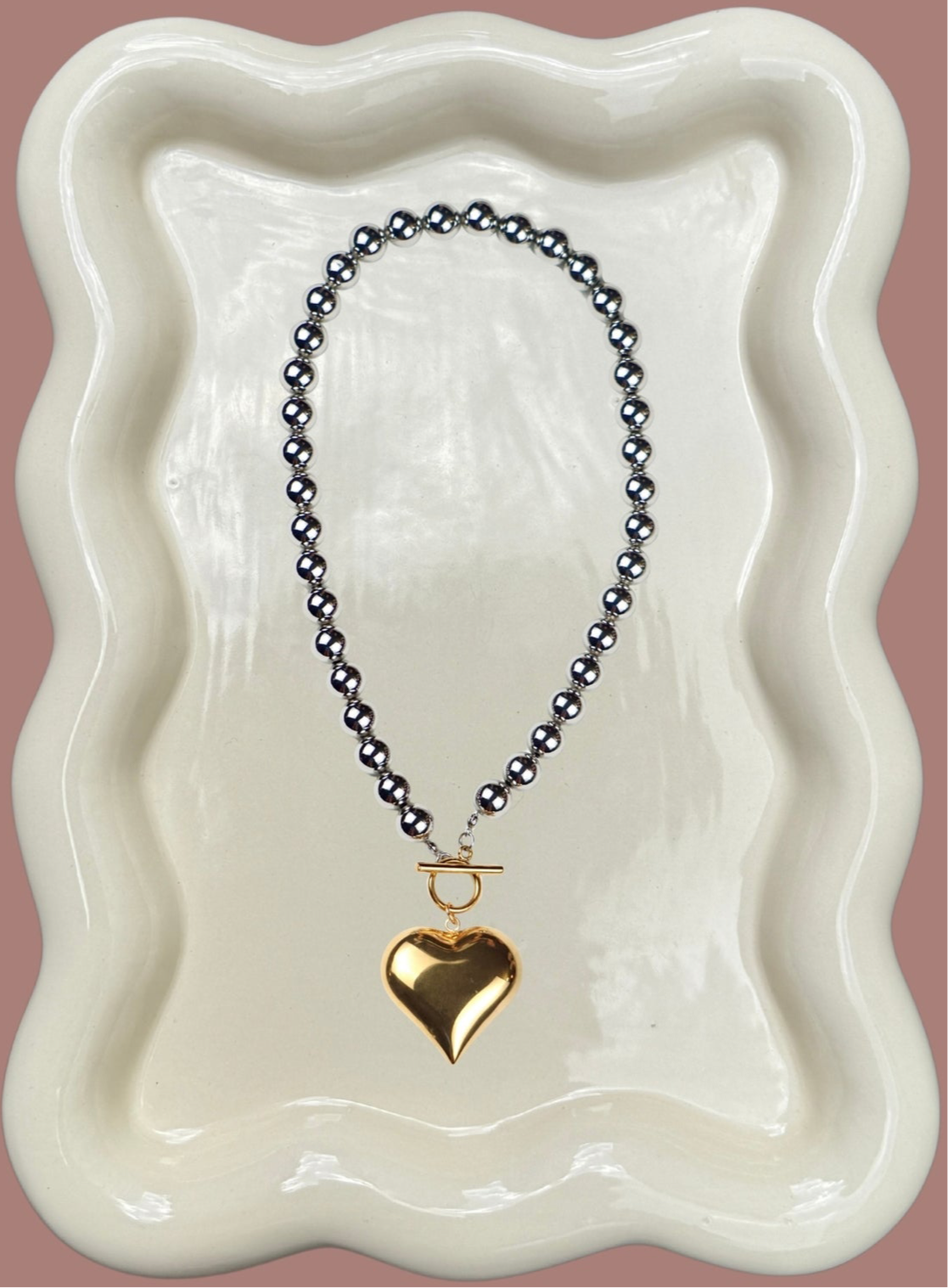 Golden Heart Necklace