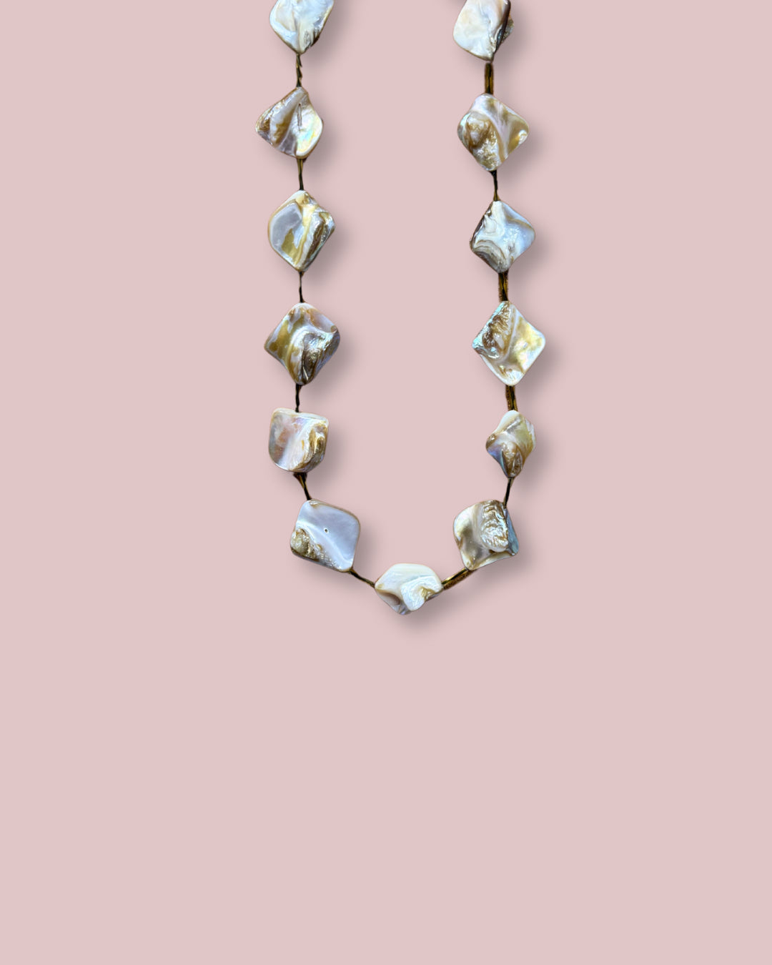 Mother of Pearl Irregular Necklace