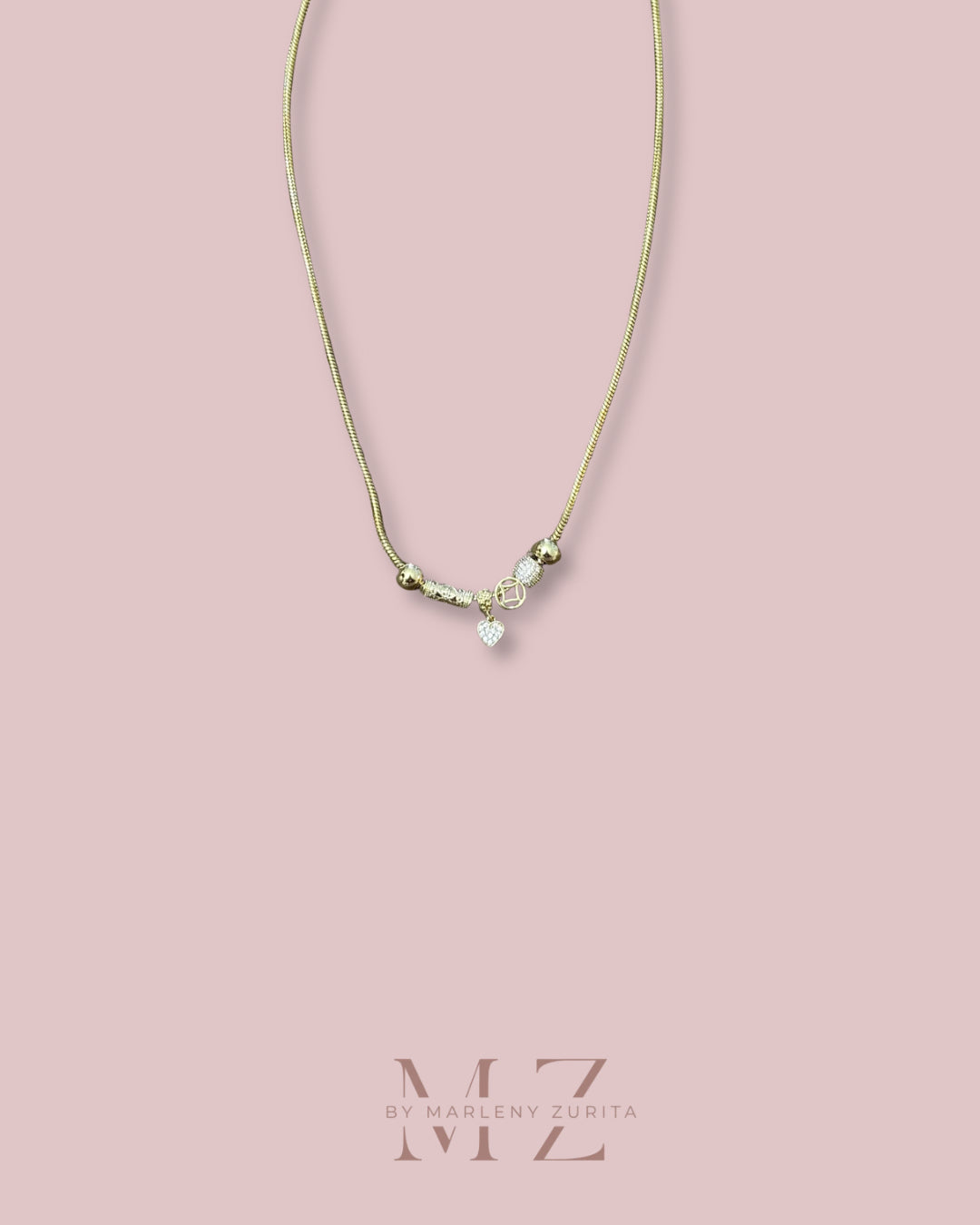 Gold Charm Necklace