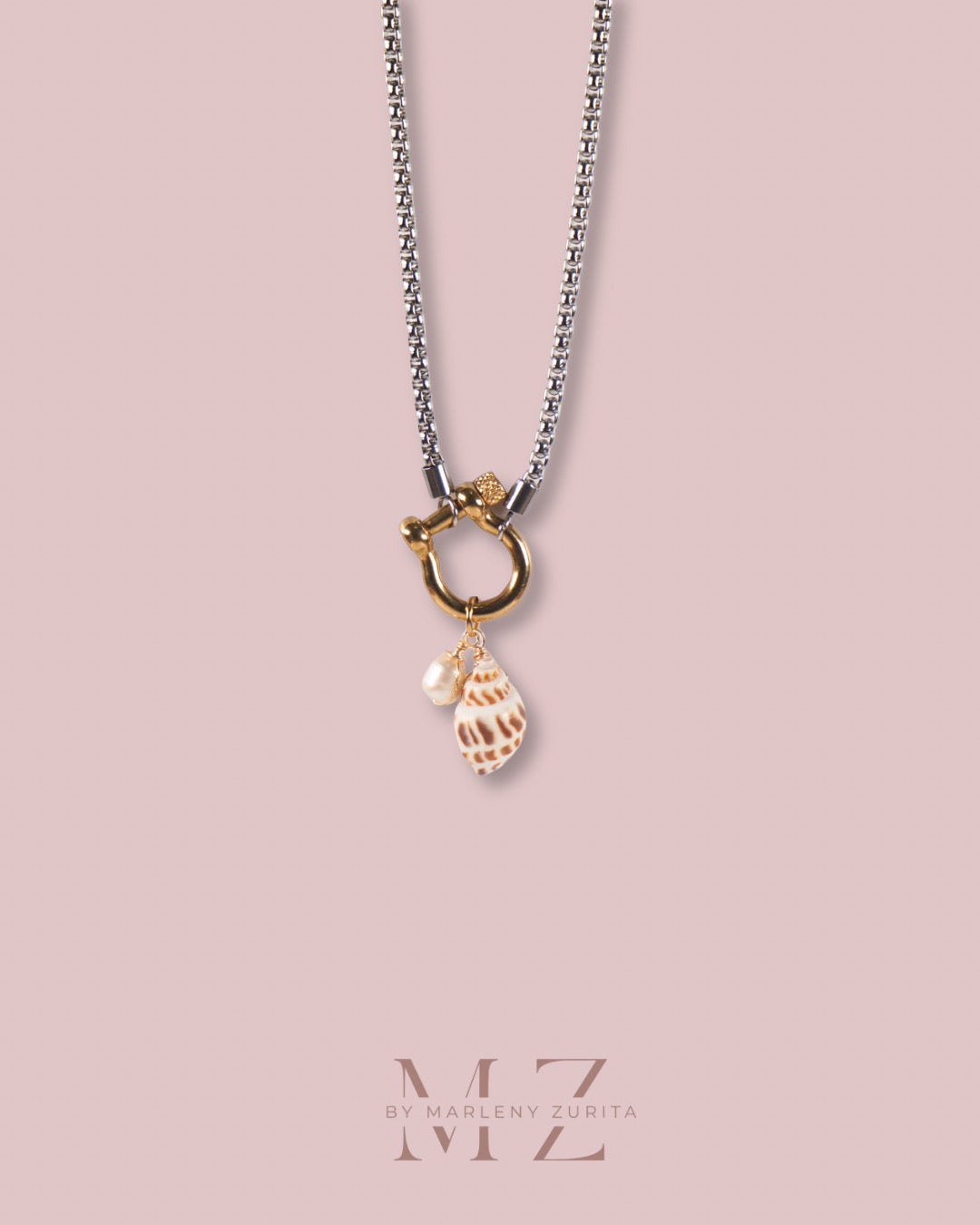Seashell Charm Necklace