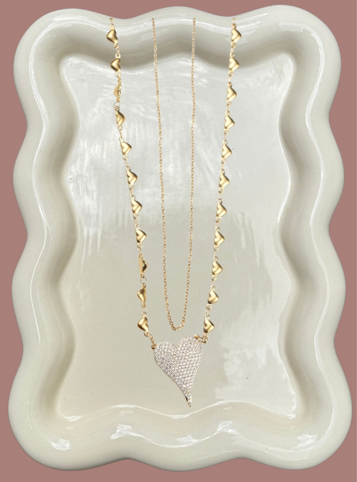 Shiny Heart Necklace