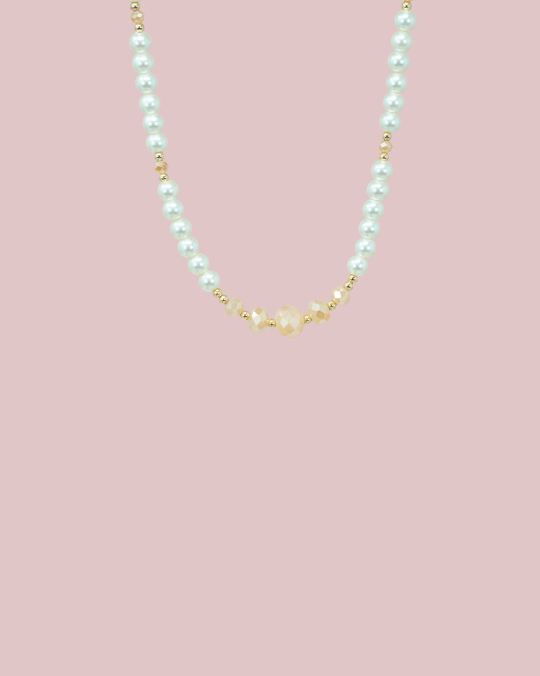 Pearl Crystal Necklace