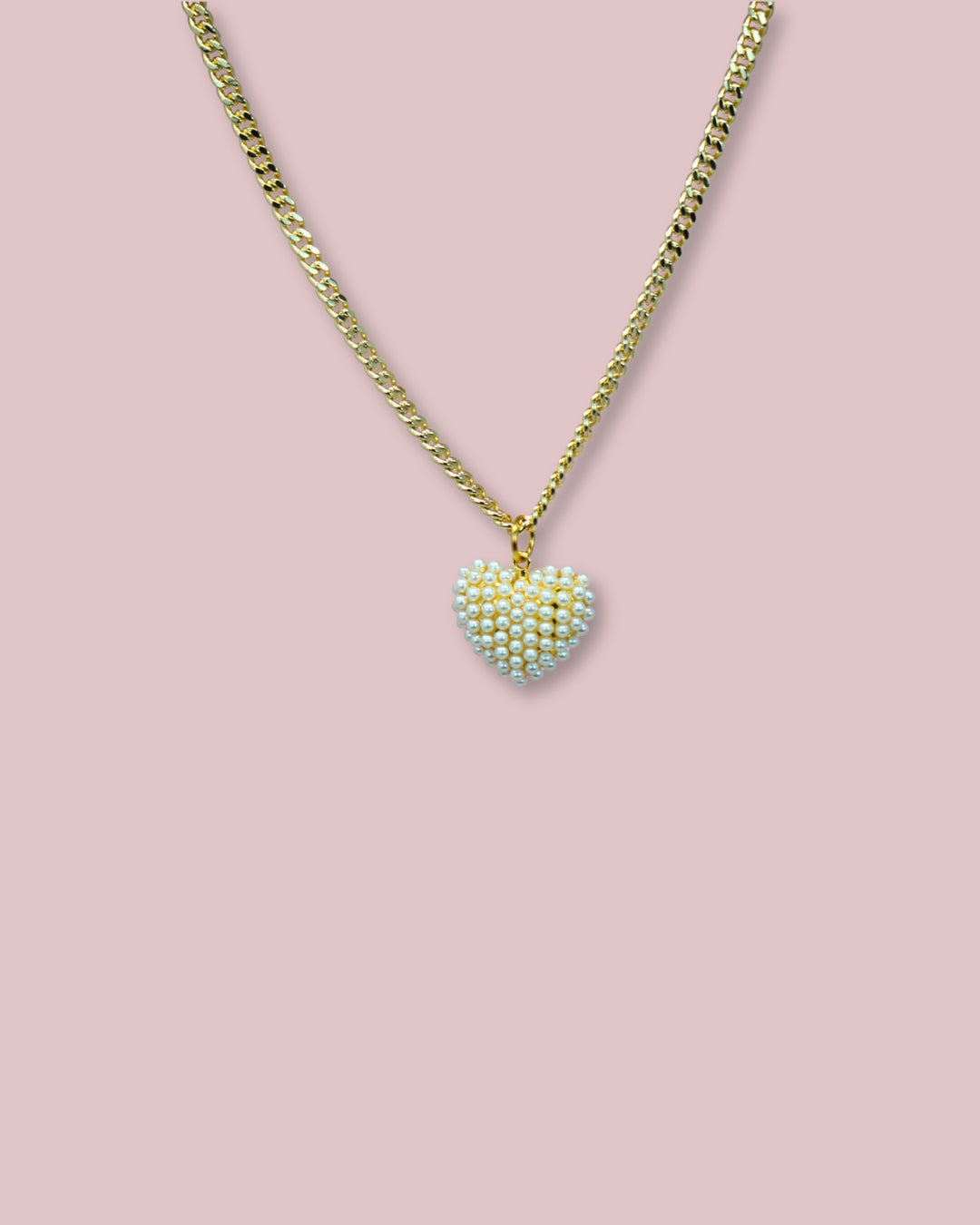 Pearl Heart Necklace