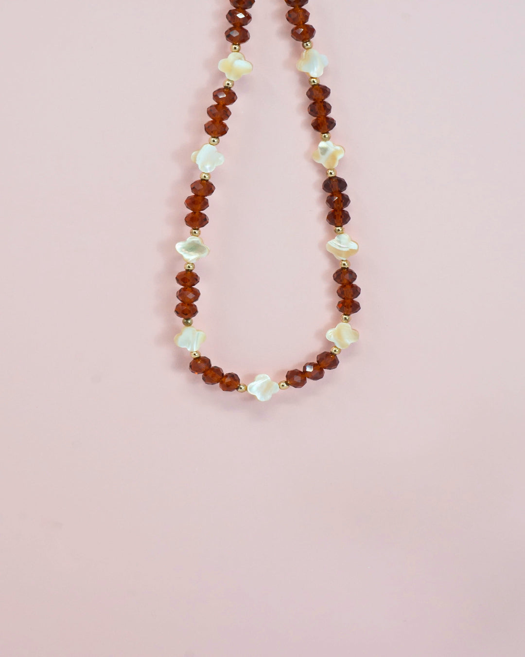 Clover Crystal Necklace