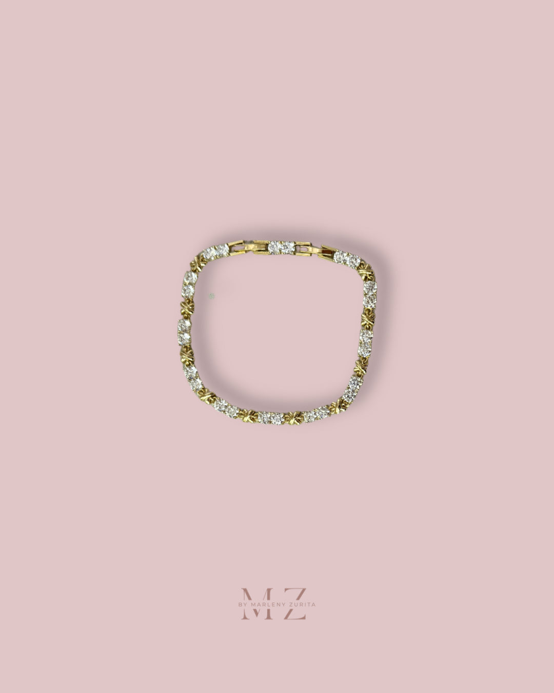Crystal Gold Bracelet