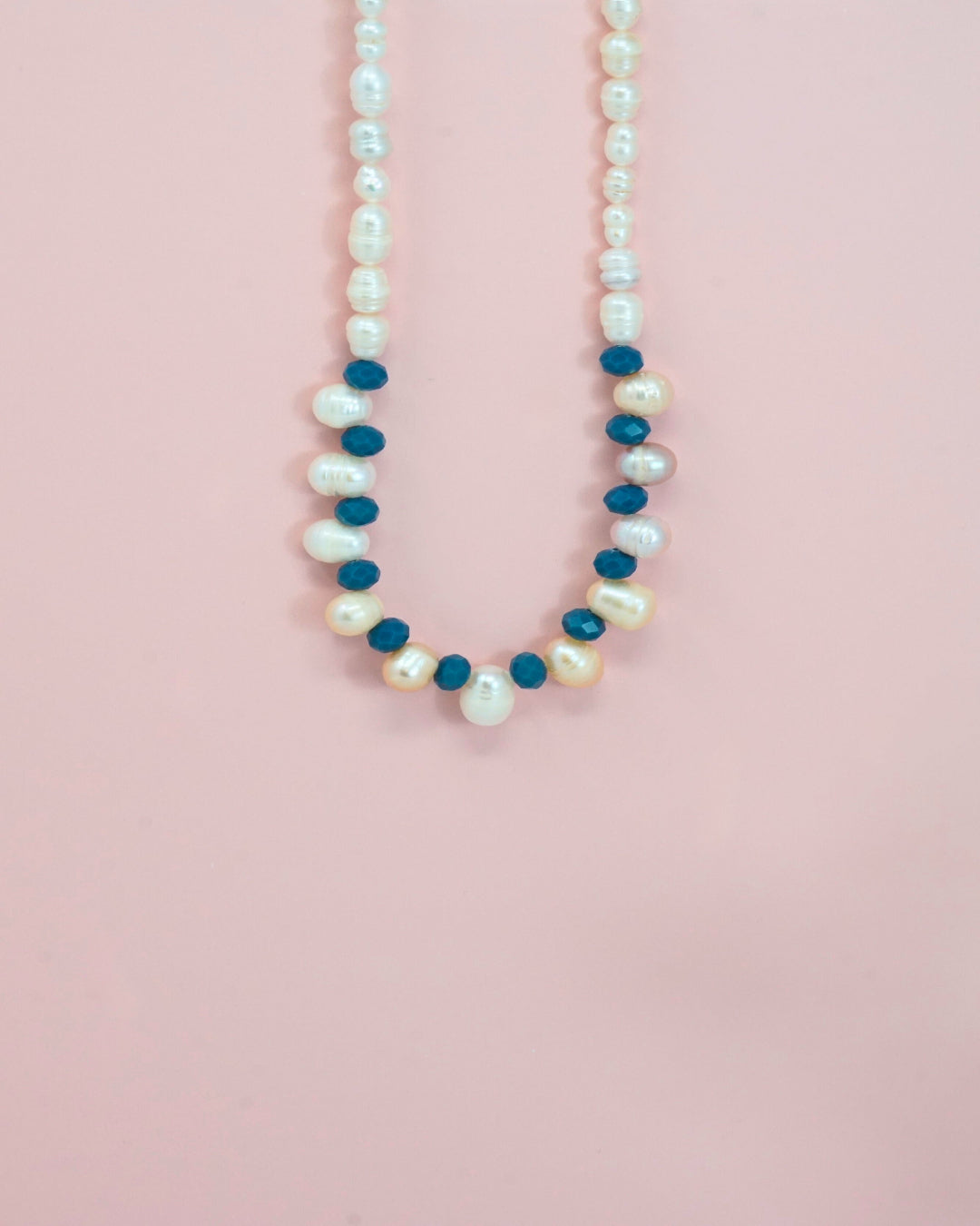 Crystal Pearl Mix Necklace