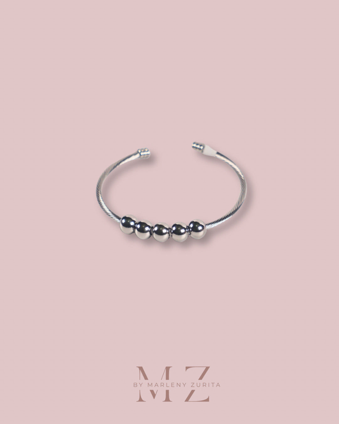 Silver Beads Bracelet