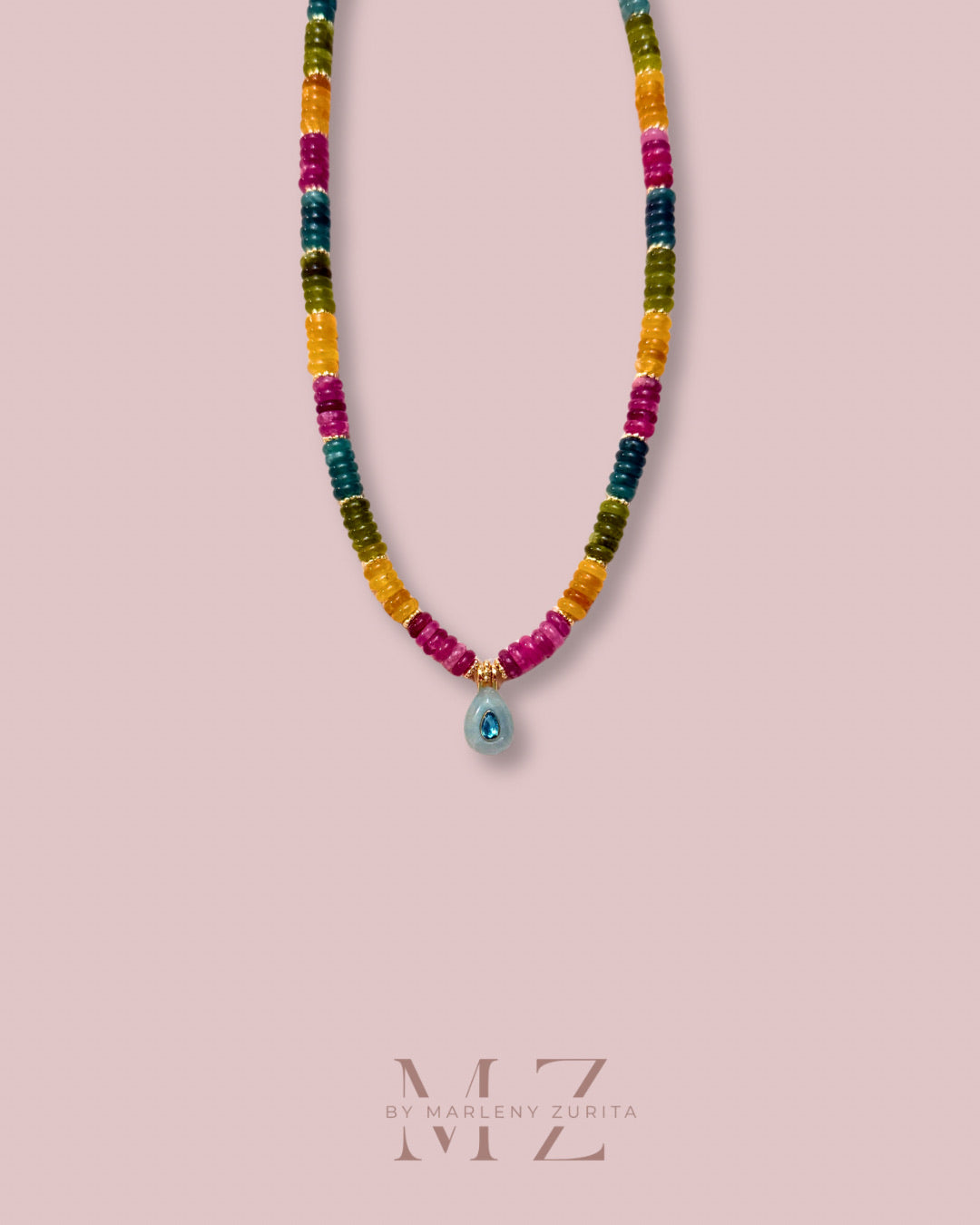 Color Gem Necklace