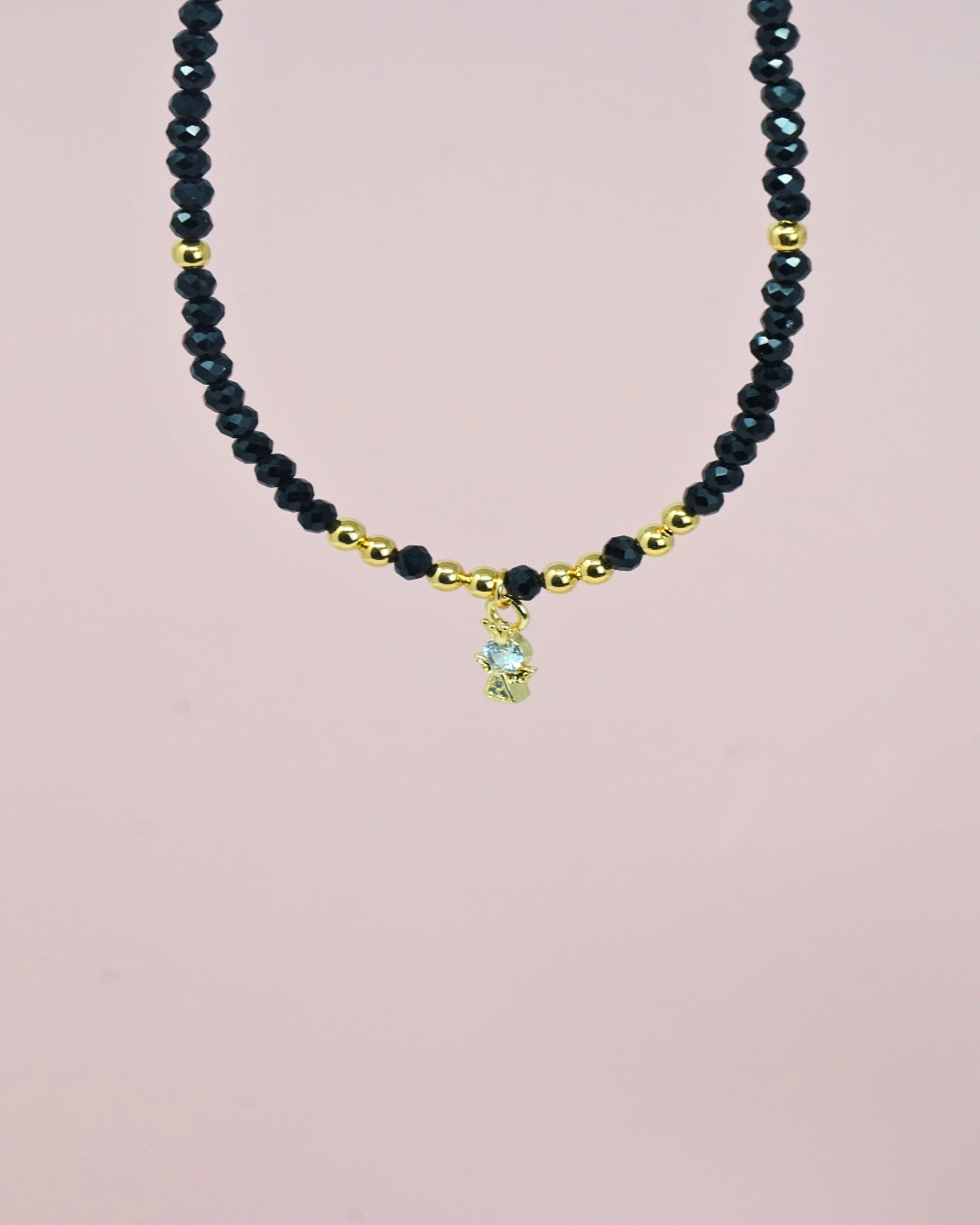 Angel de la Guarda Crystal Necklace