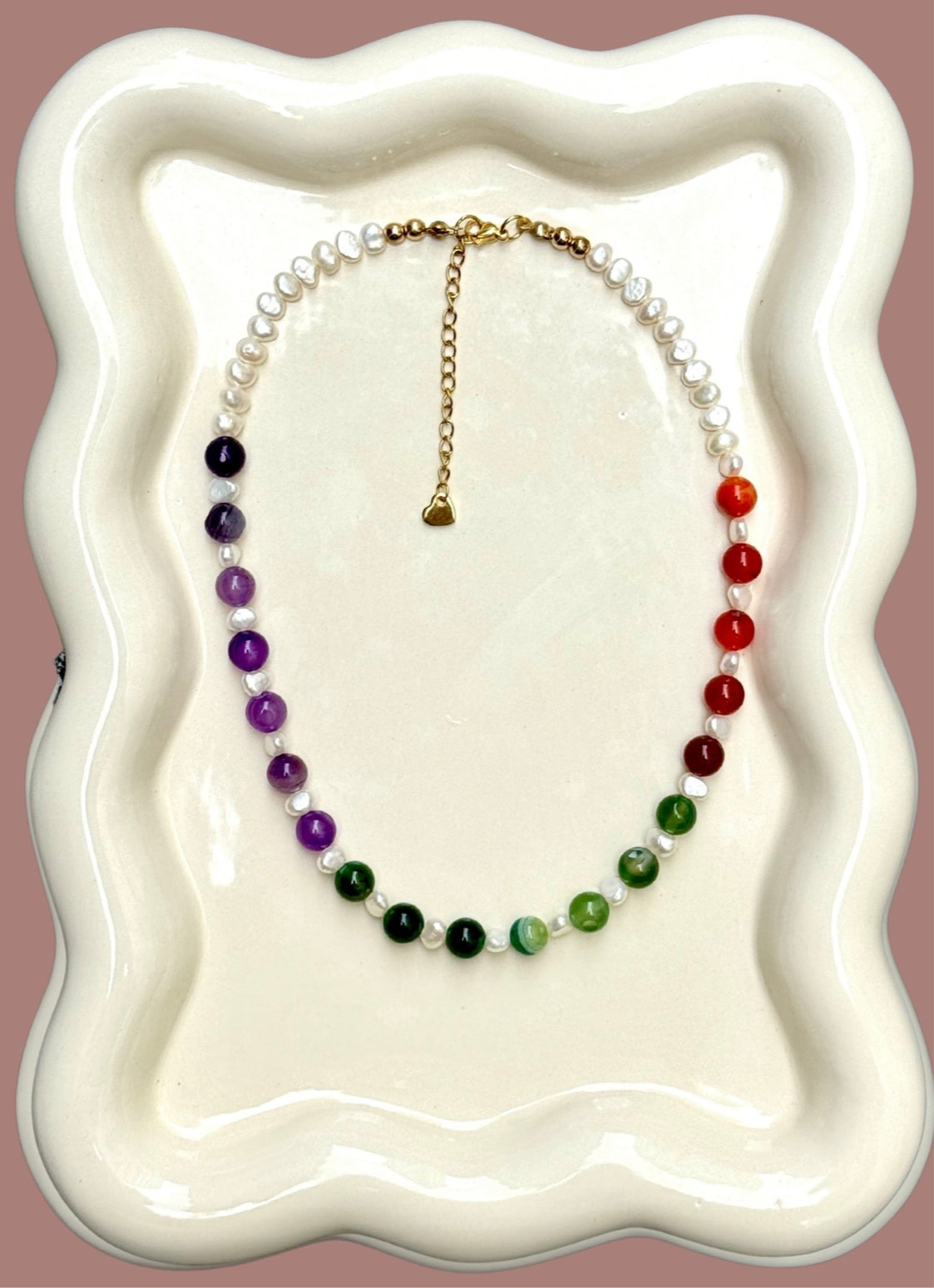 Multicolor Pearl Necklace