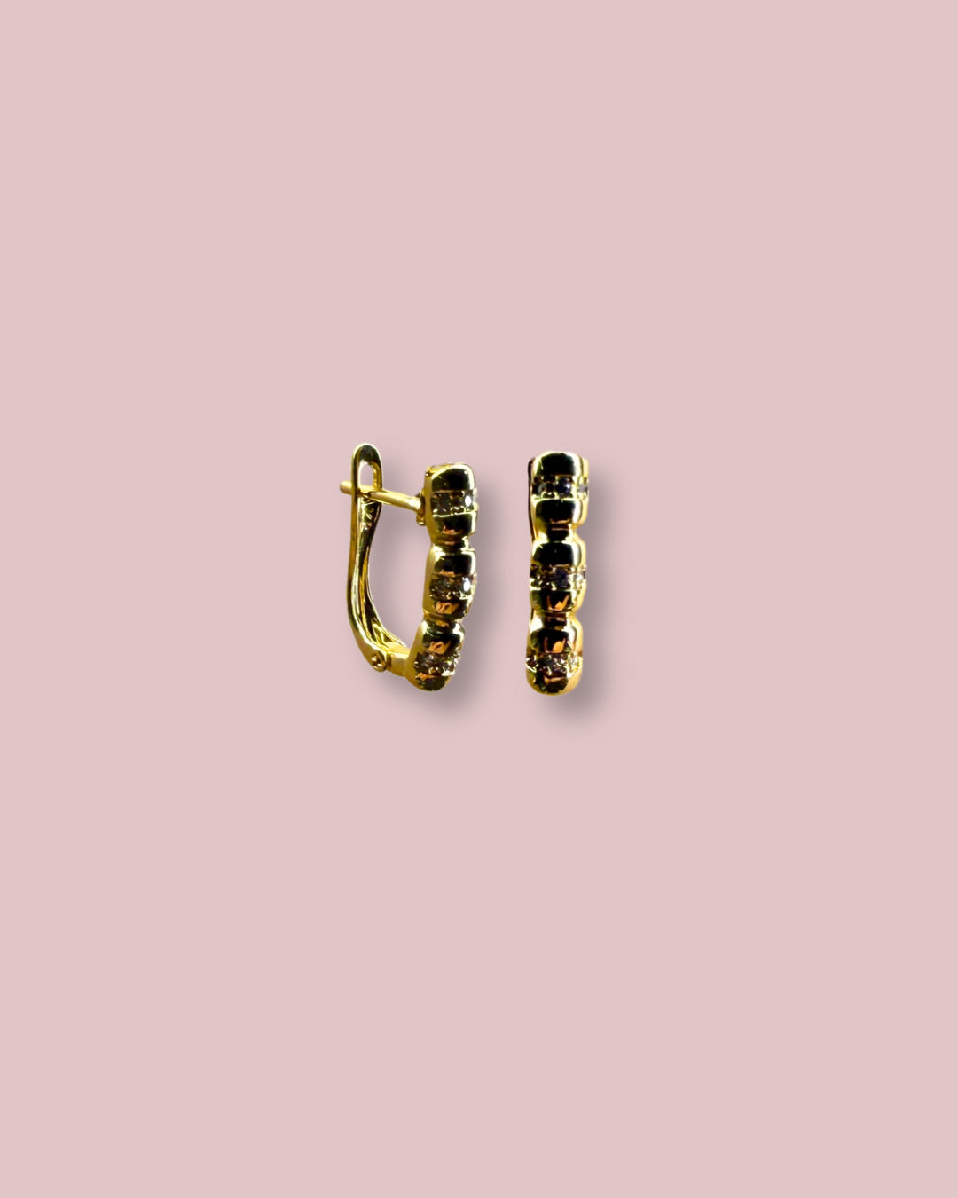 Gold Long Earring