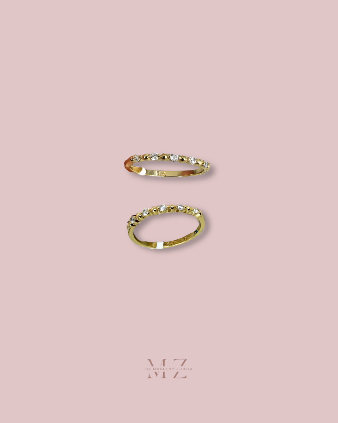 Gold Dainty Shine Ring