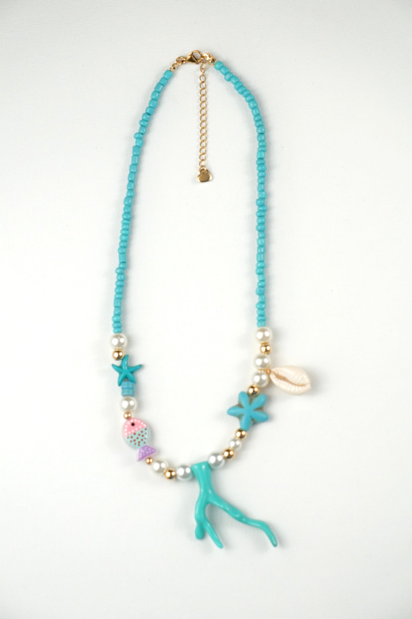Blue Coral Necklace