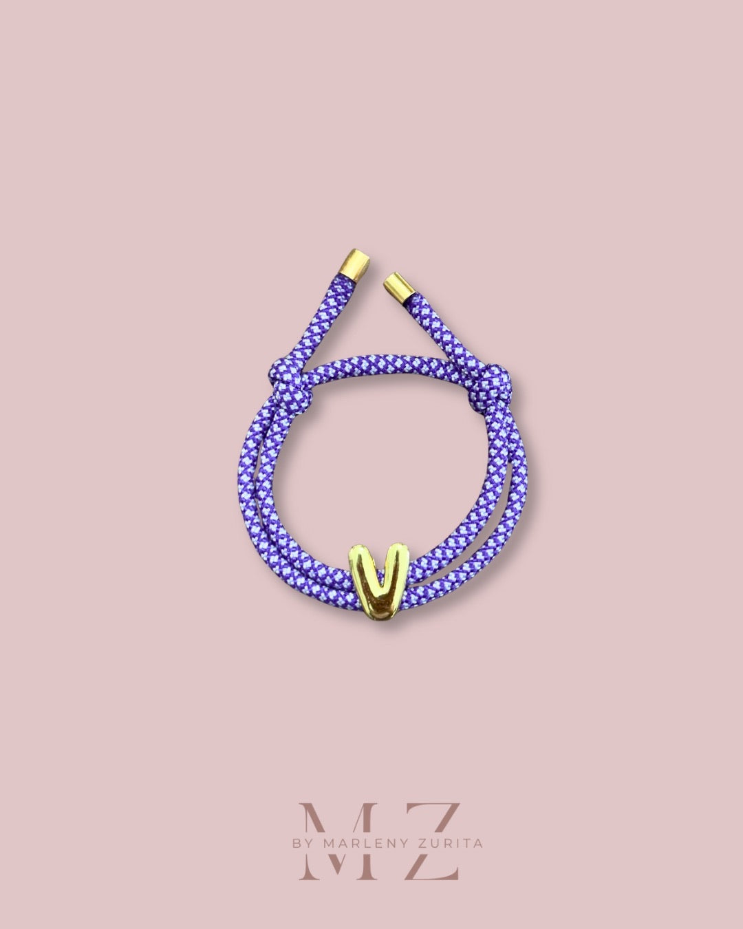 Initial Cord Bracelet