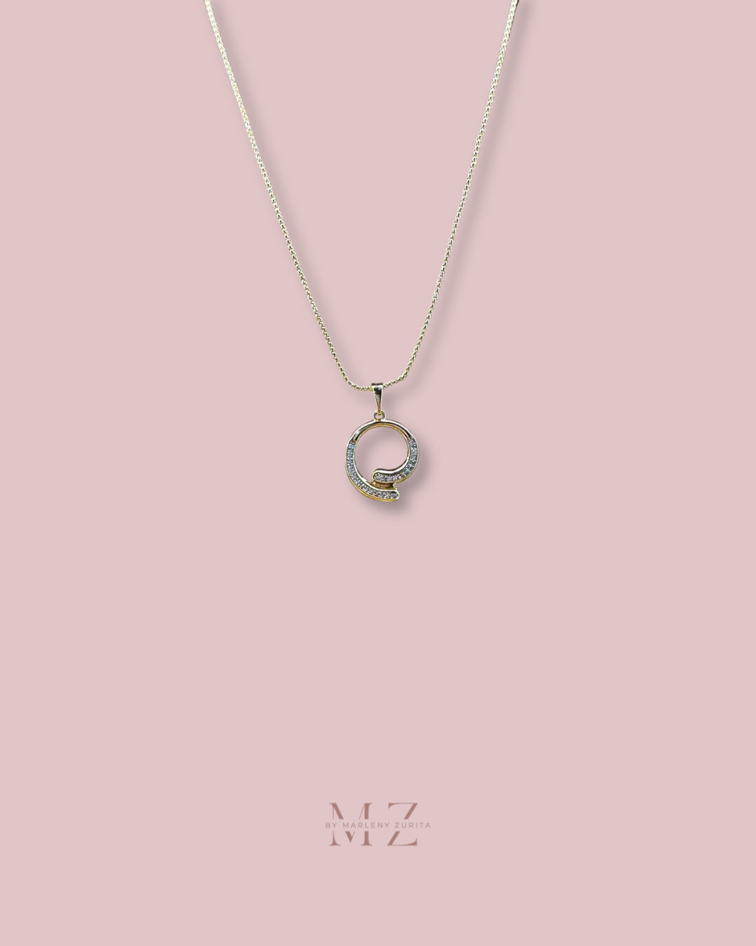 Gold Spiral Necklace