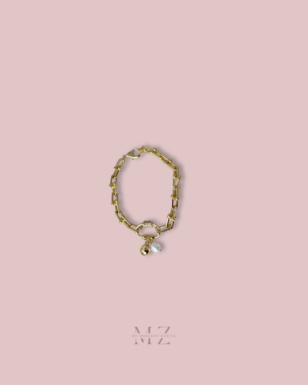 Pearl Gold Bracelet