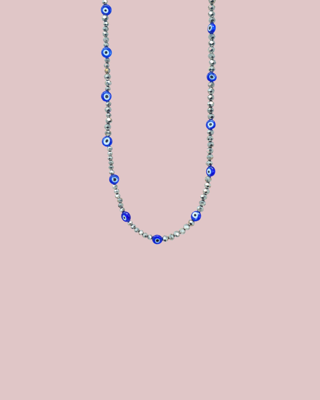 Crystal Evil Eye Necklace