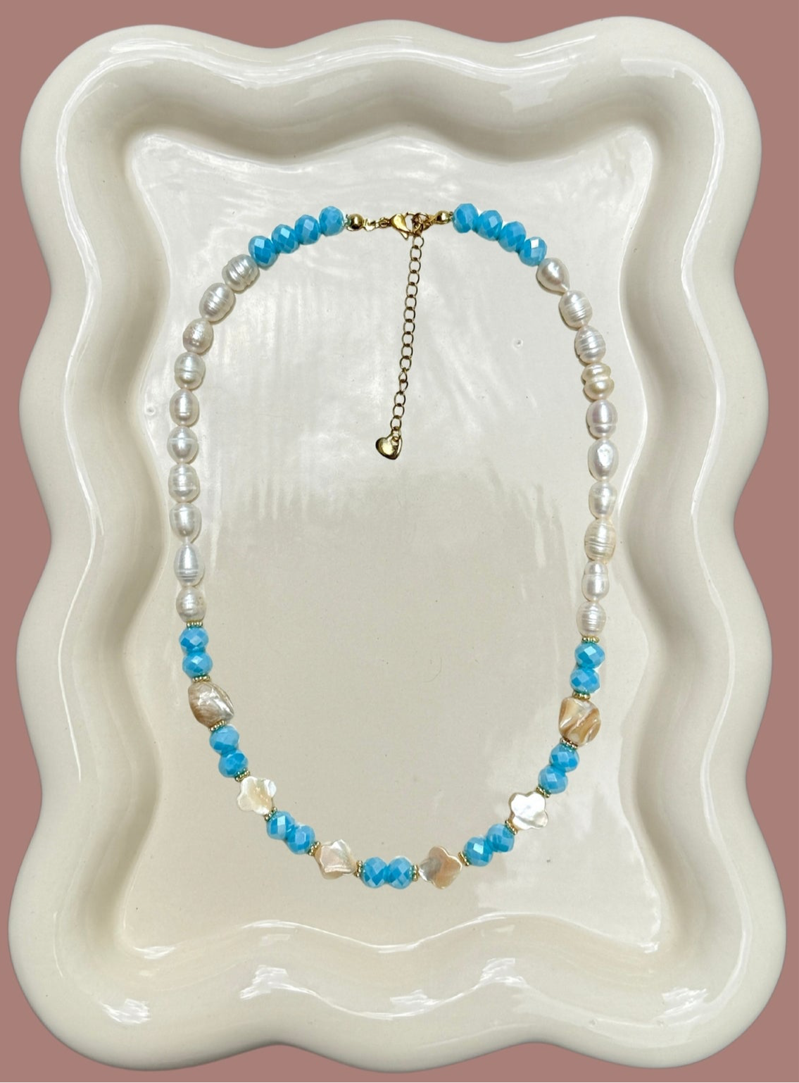 Pearl crystal Necklace