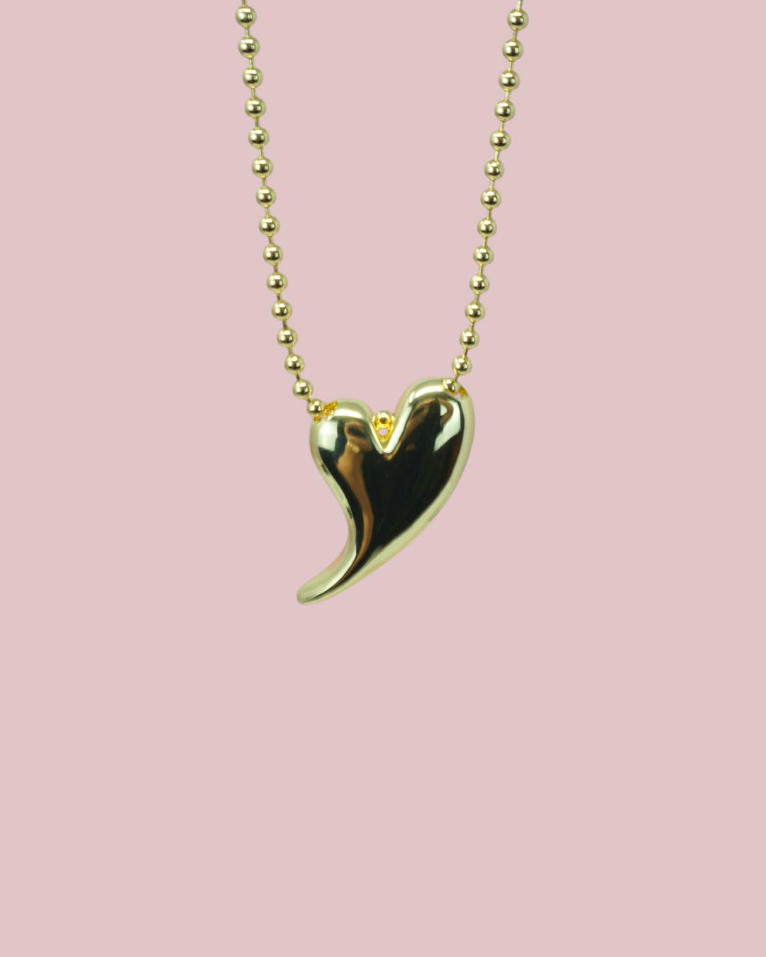 Tear Drop Heart Necklace
