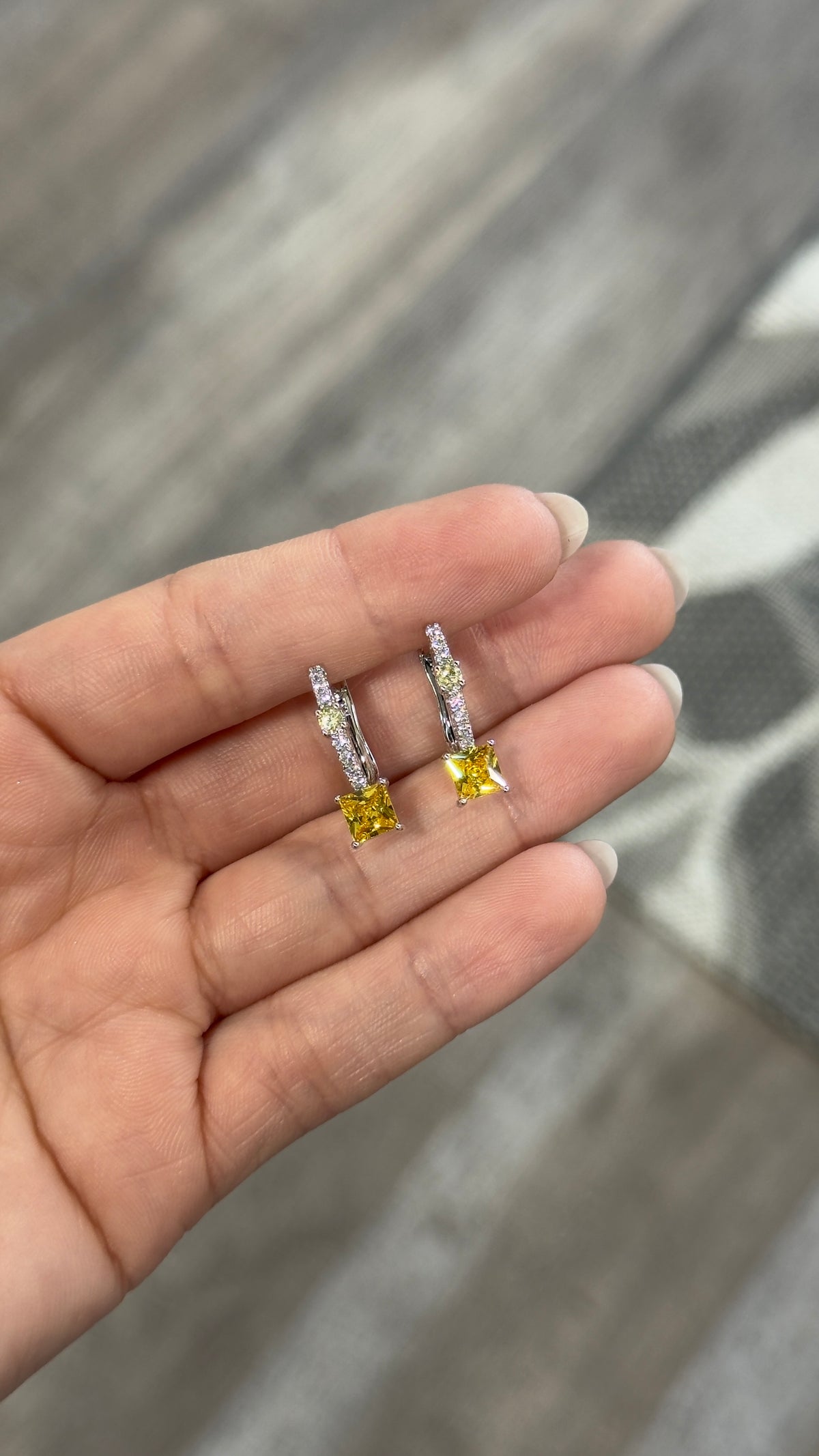 Sunshine Crystal Earrings