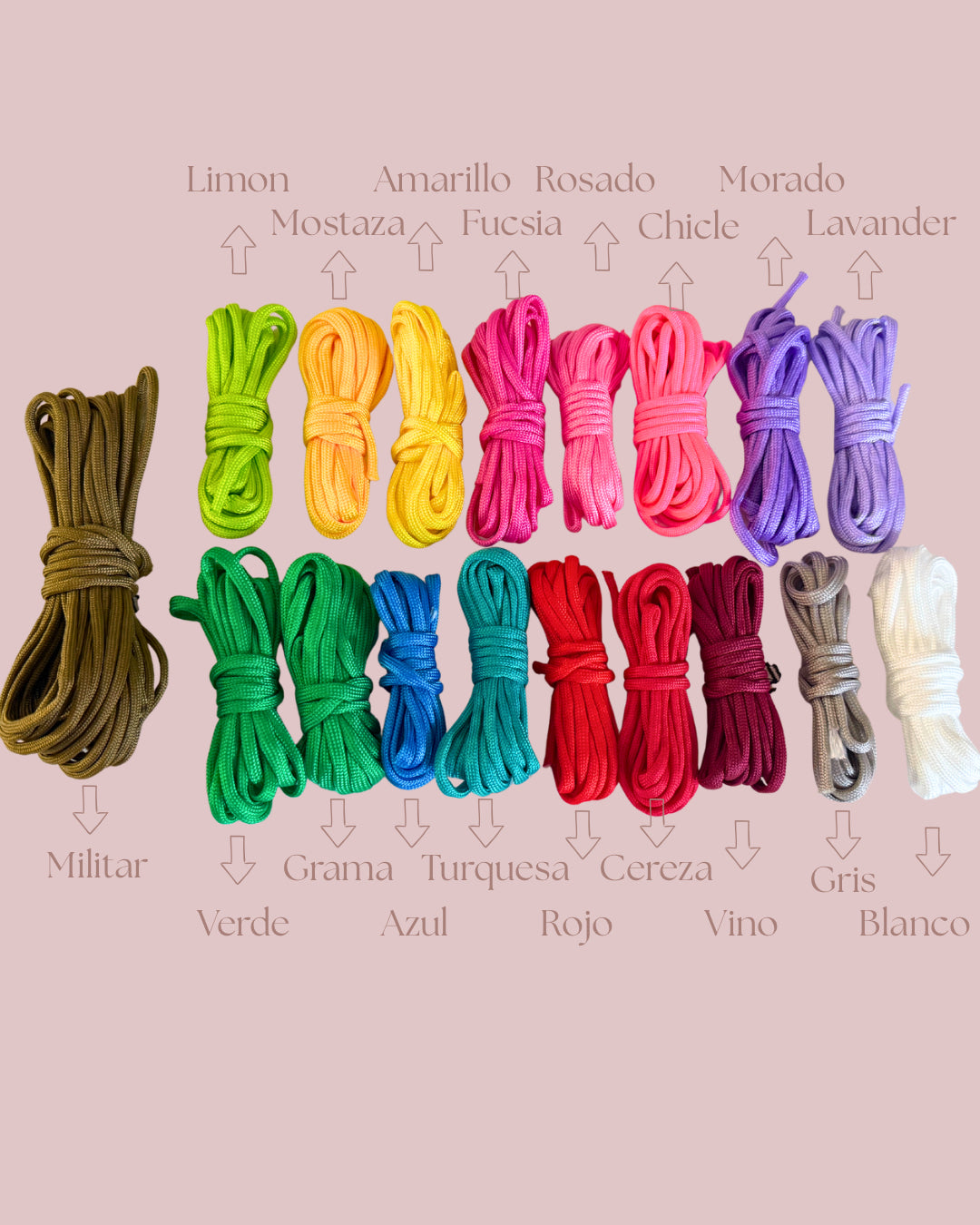 Two Initials Paracord Bracelet