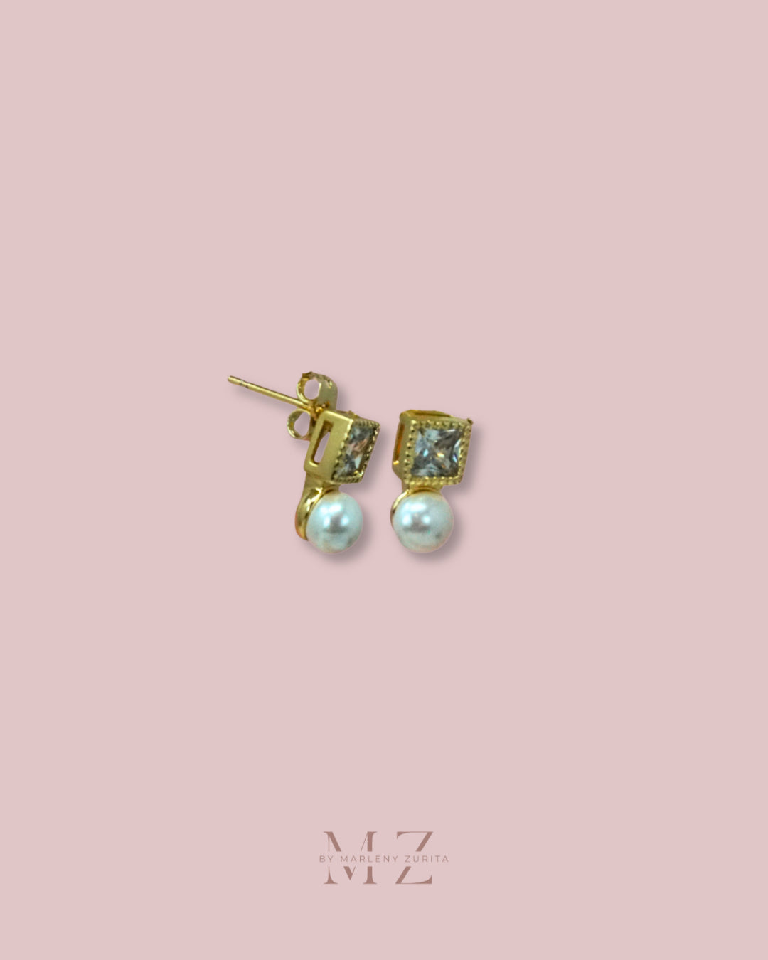 Pearl Crystal Earring