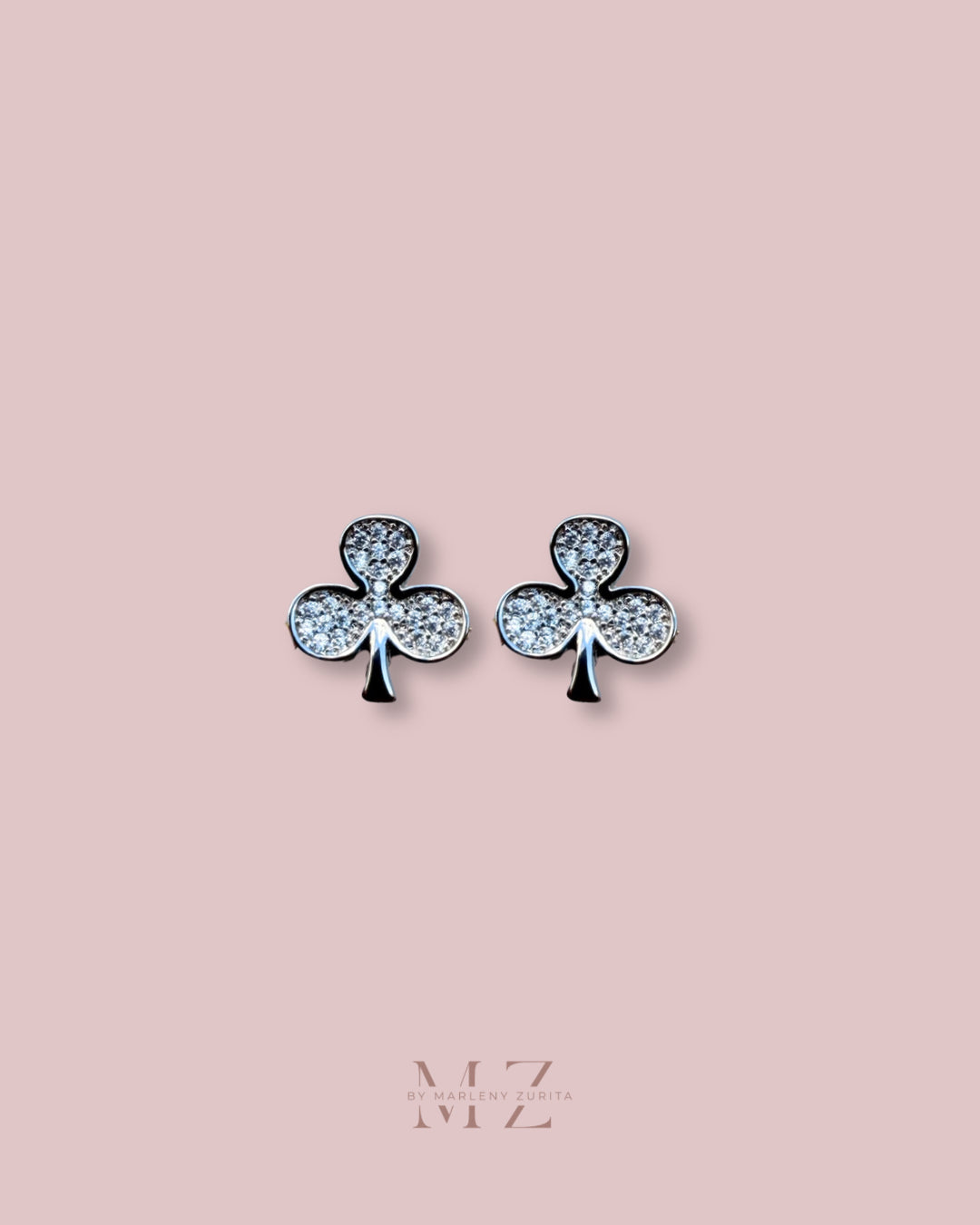 Crystal Clover Earring