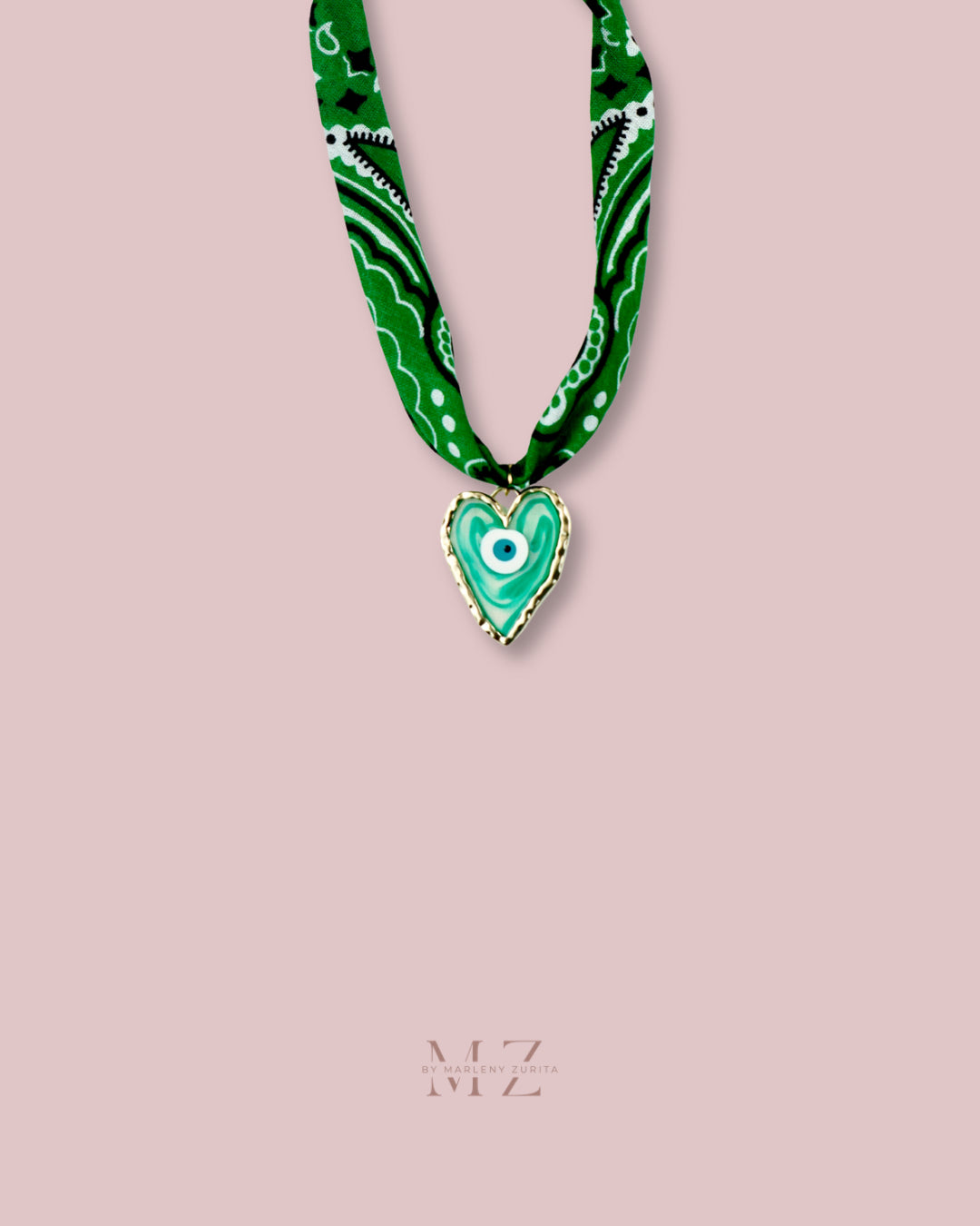 Evil Eye Bandana Necklace