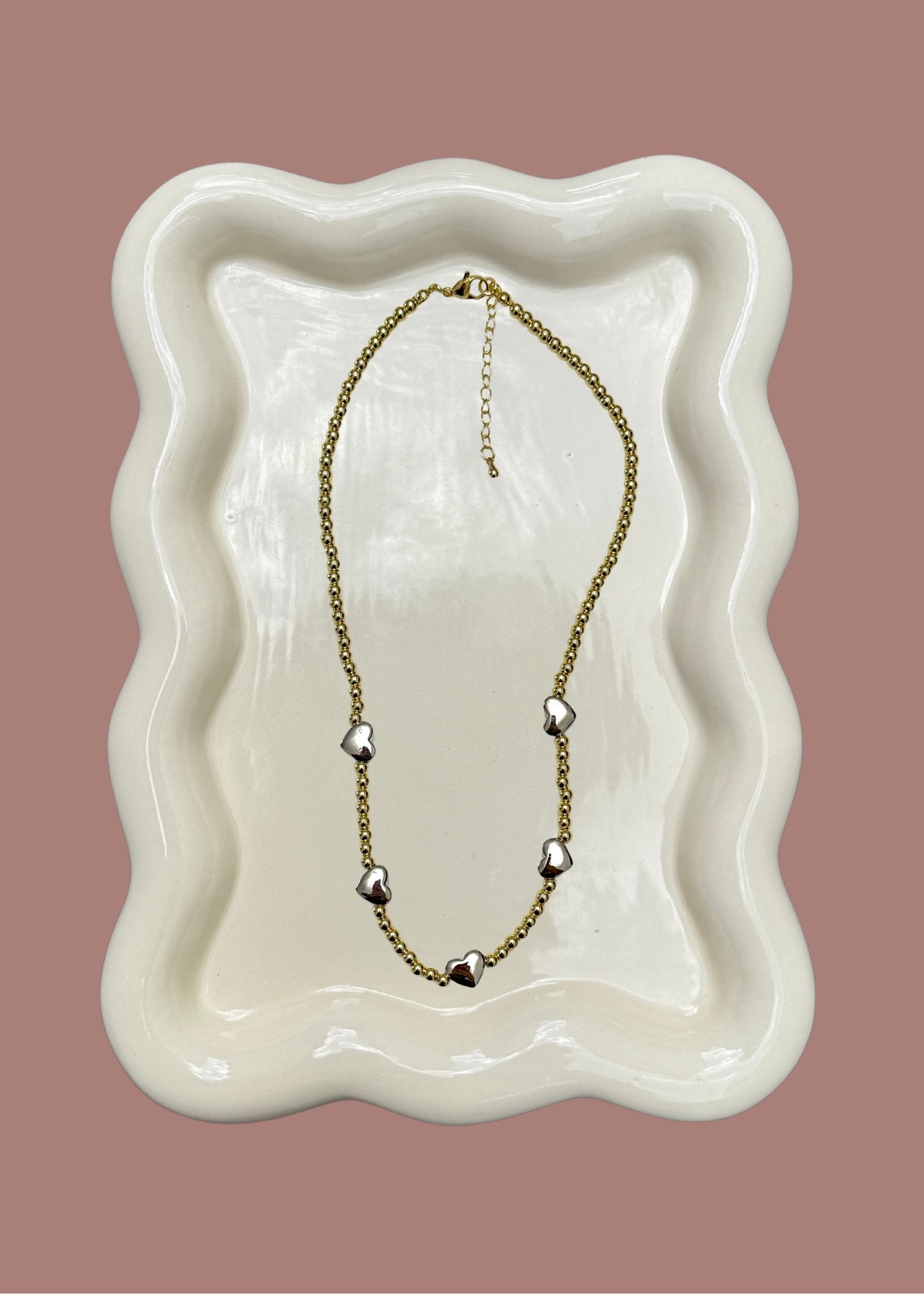 Heart Bead Necklace