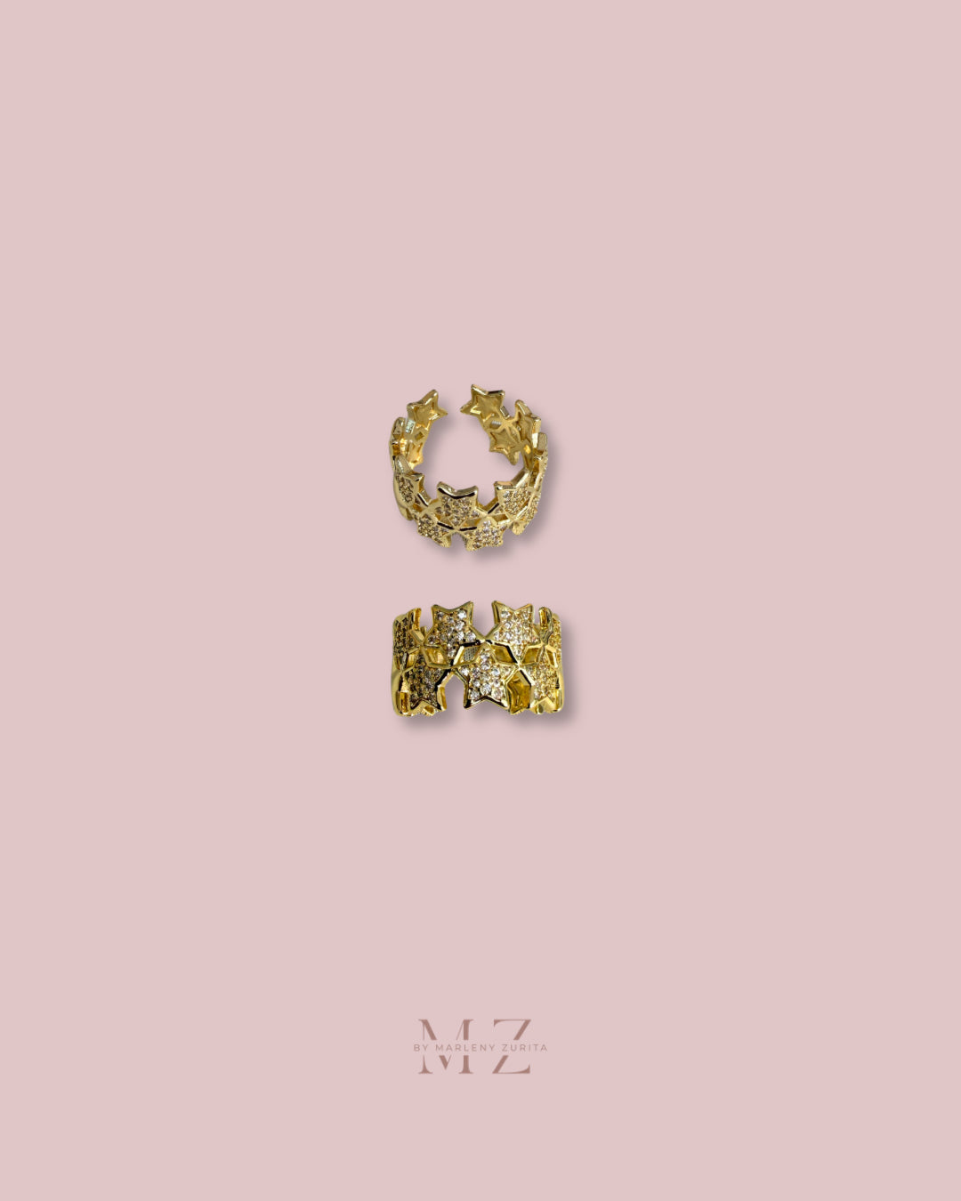 Gold Star Ring