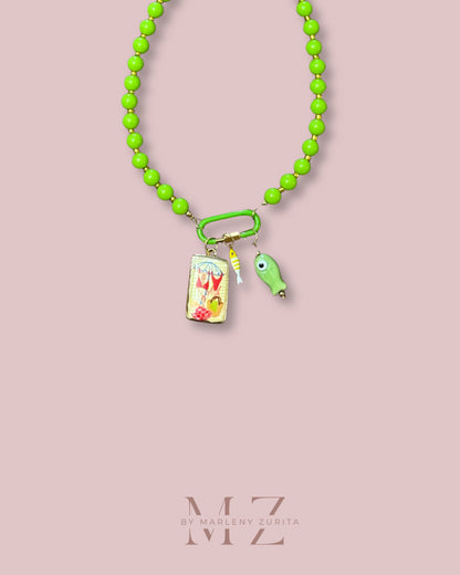 Bead Charm Necklace