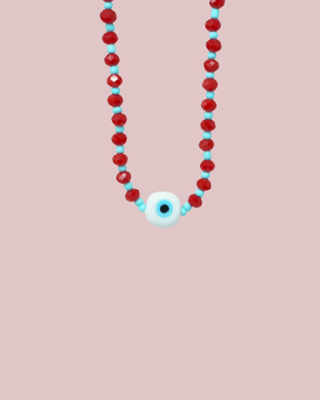 Crystal Evil Eye Necklace