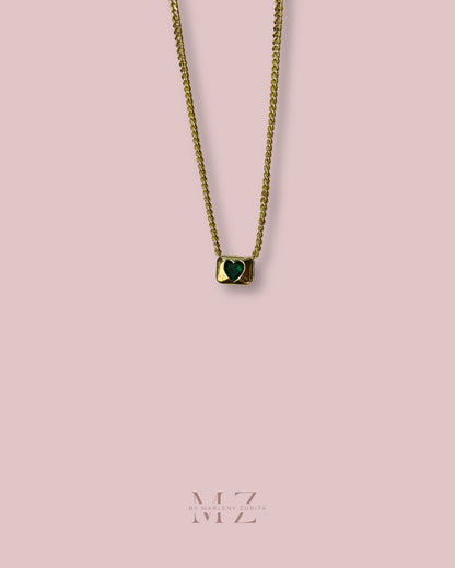 Square Heart Necklace