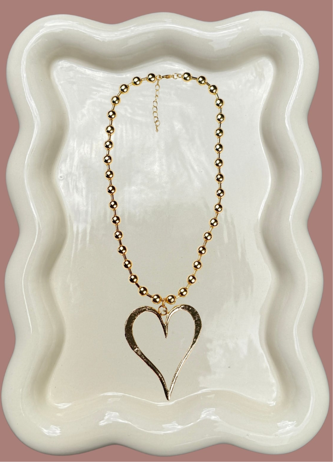 Golden Heart Necklace