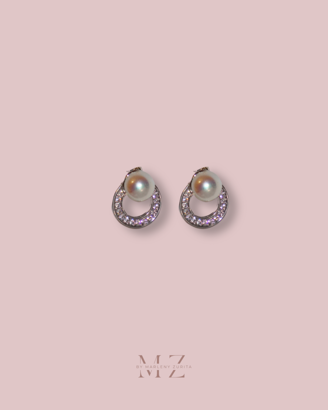 Pearl Crystal Earring