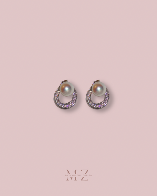 Pearl Crystal Earring