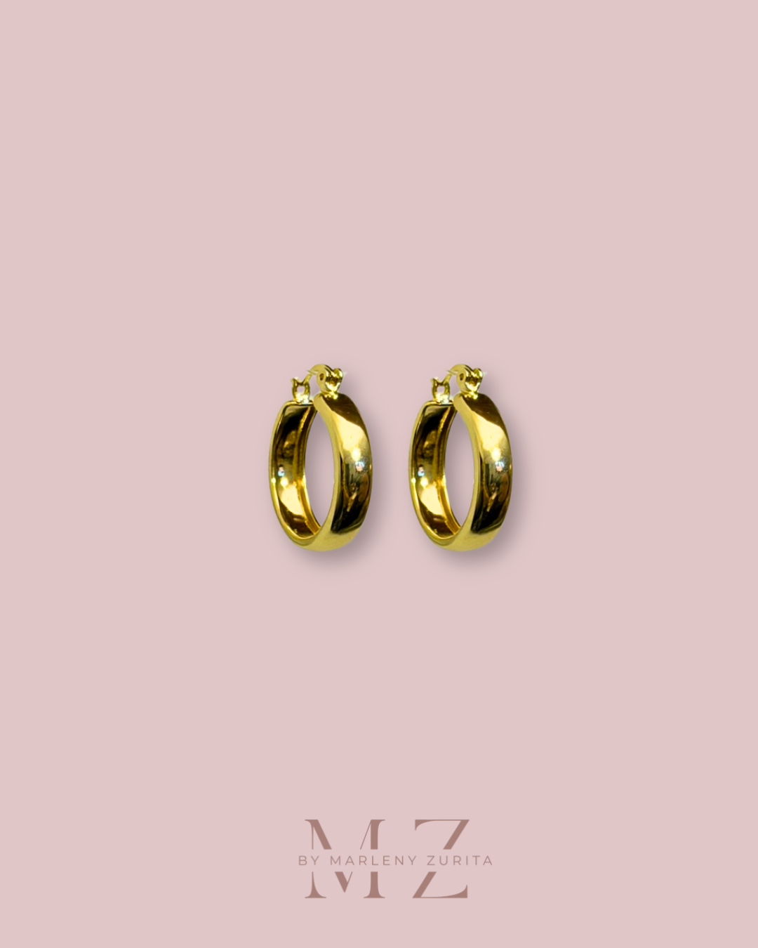 Gold Hoop Earring