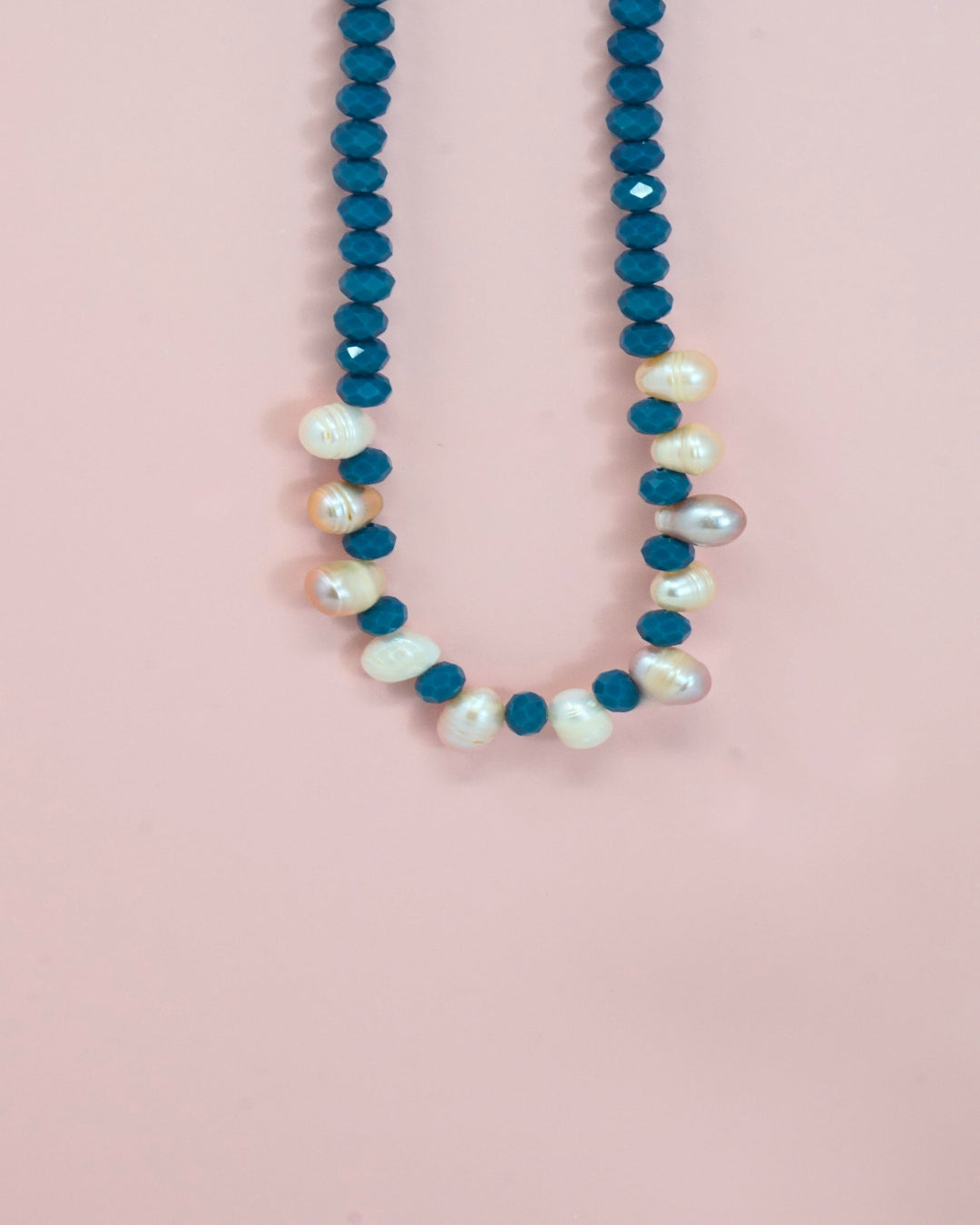 Crystal Pearl Mix Necklace