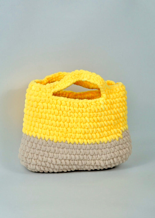 Crochet Color block Bag