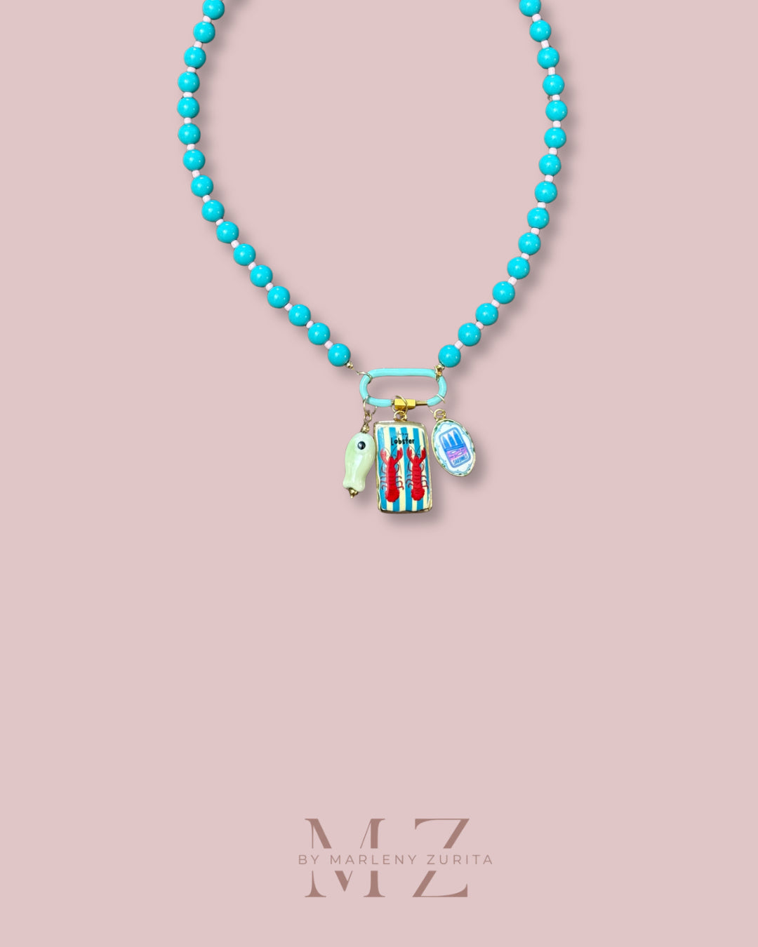 Bead Charm Necklace
