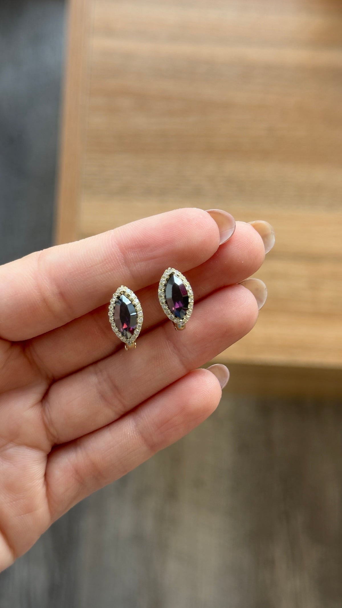 Crystal Deep Earring