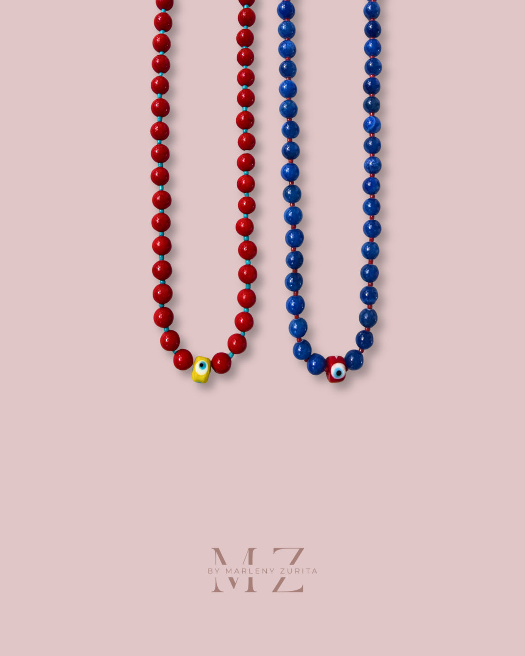 Bead Evil Eye Necklace