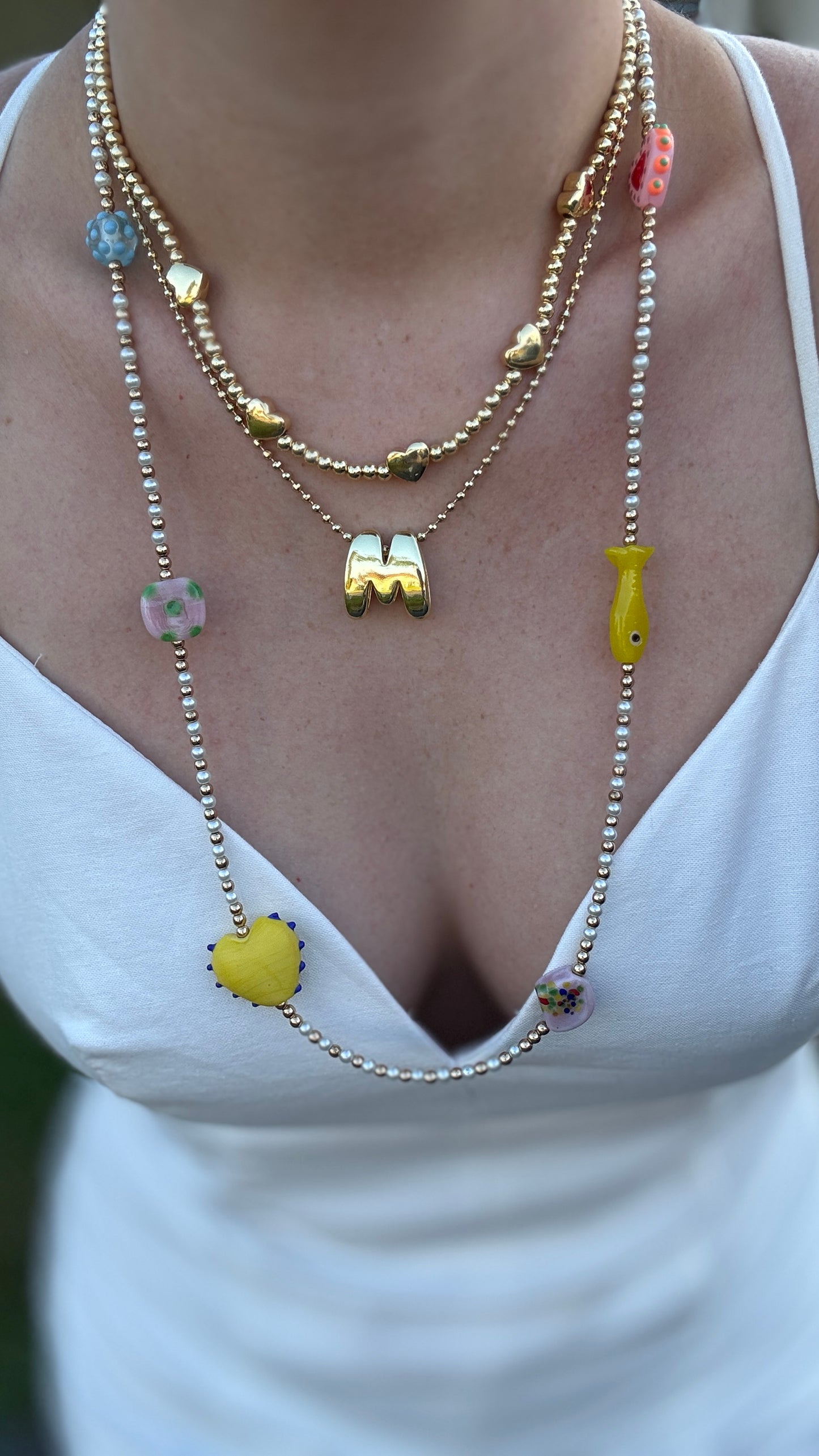 Heart Bead Necklace