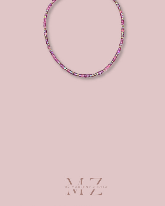Crystal Pink Necklace