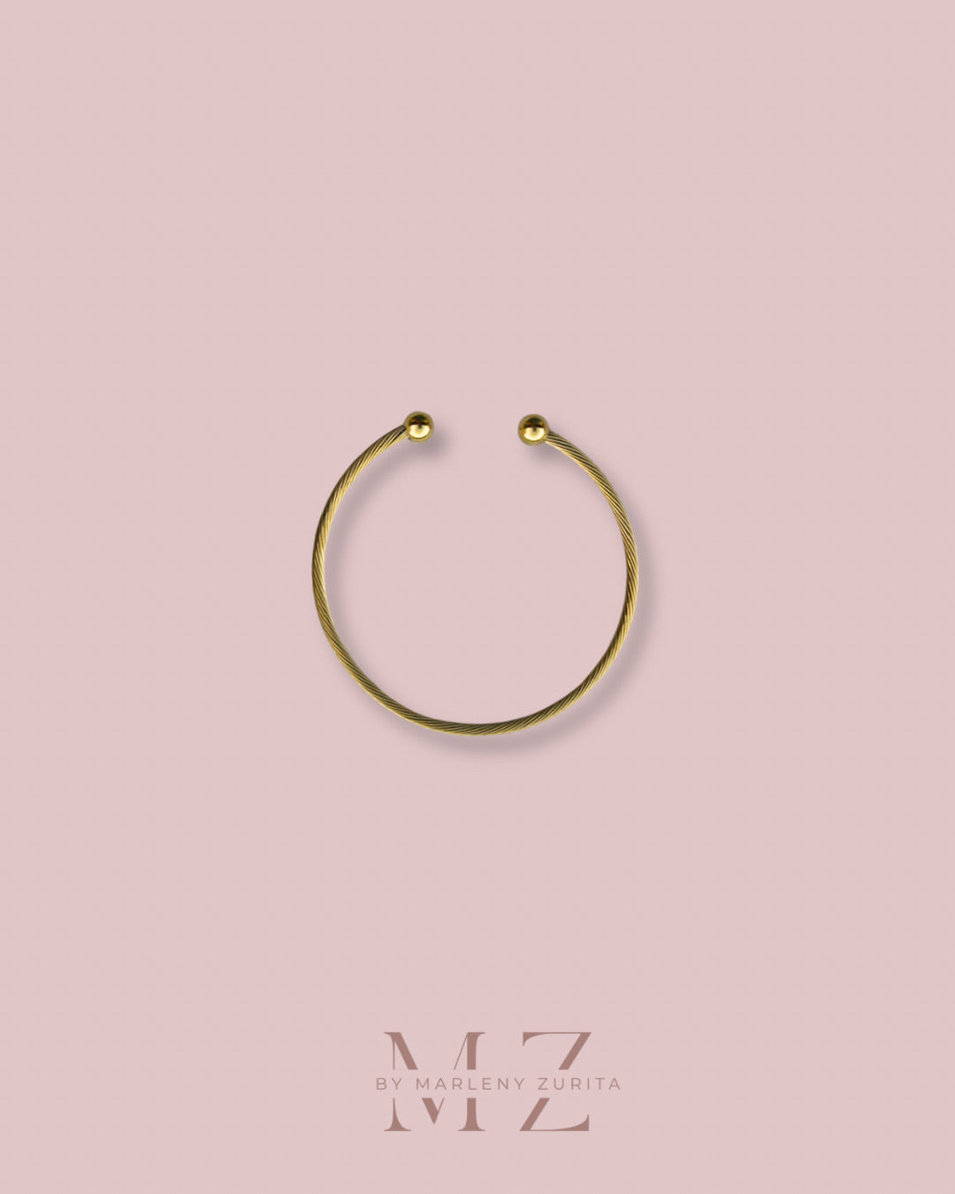 Twist Gold Bracelet