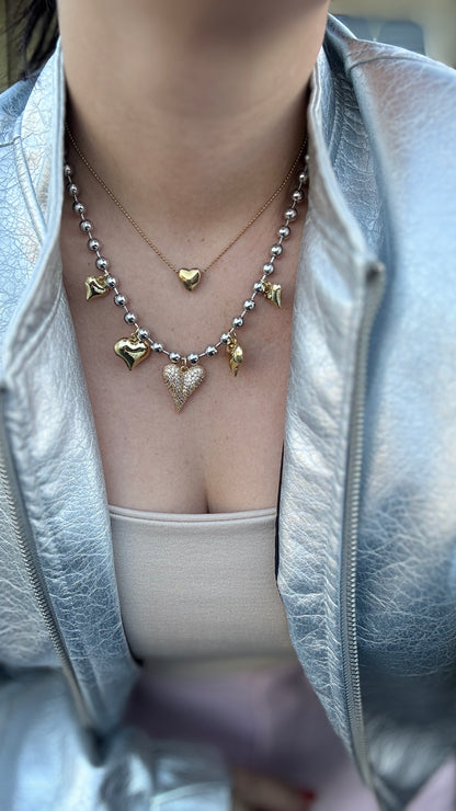 Shiny Heart Necklace