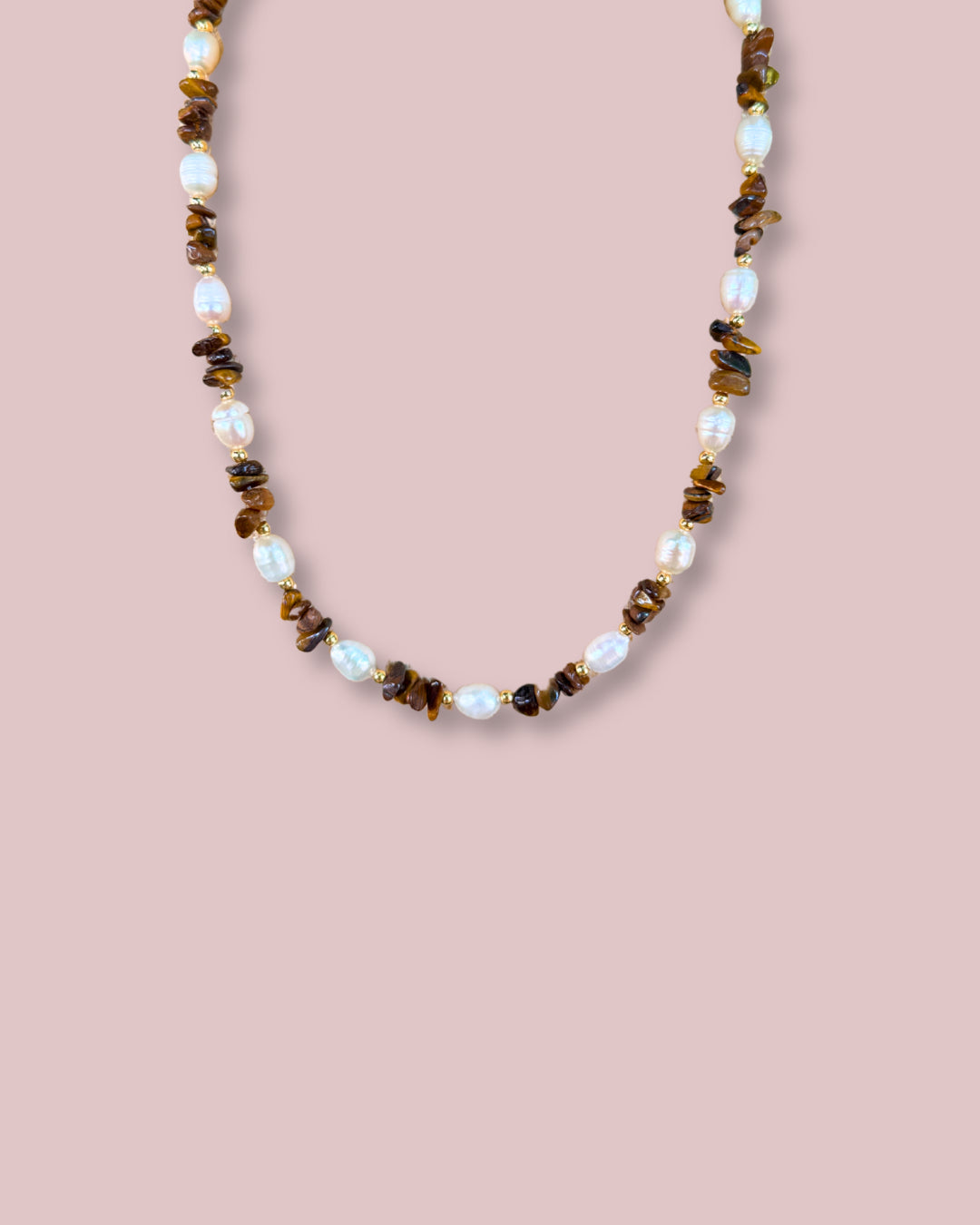 Pearl and Stone Necklace