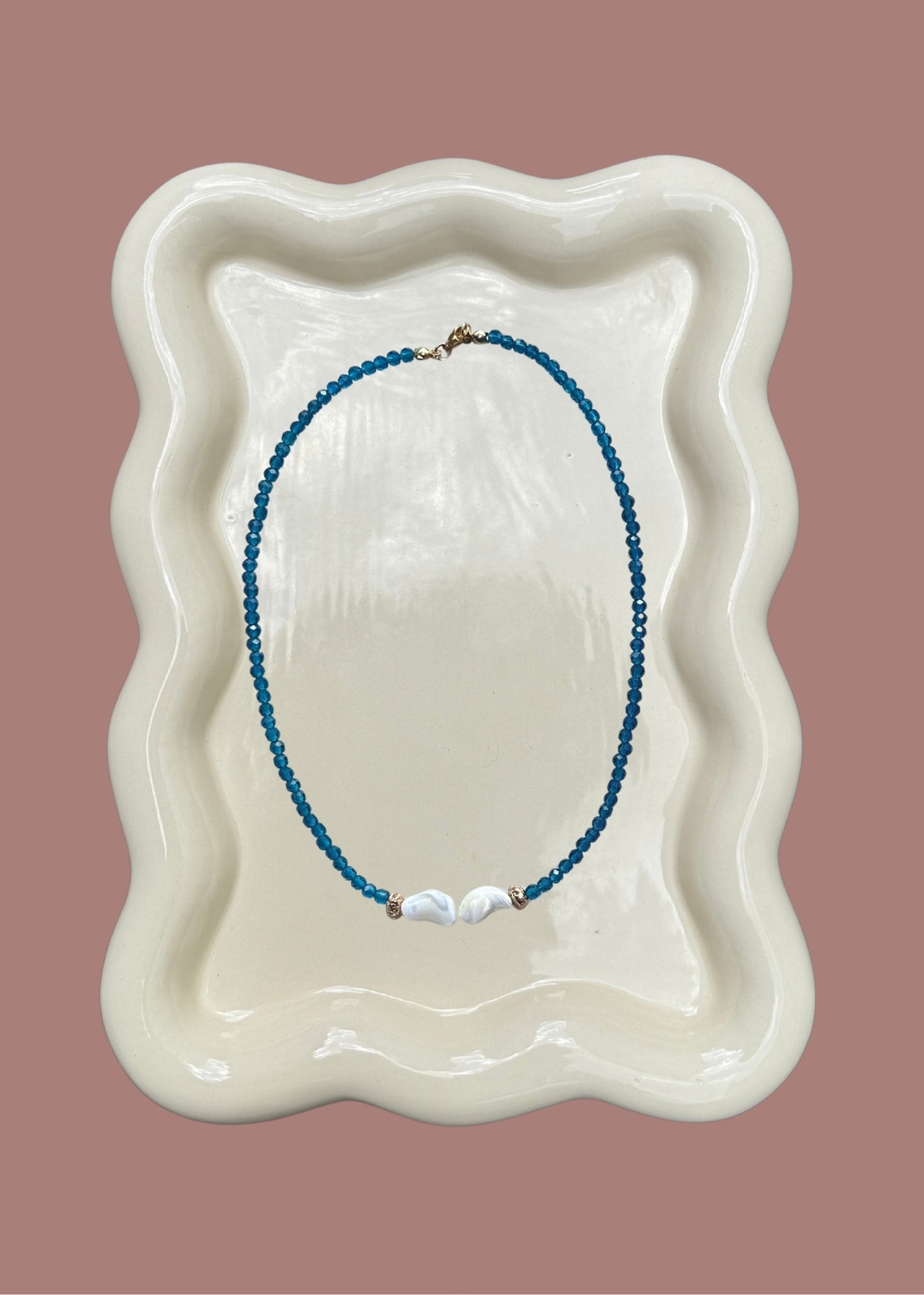 Crystal Mother of Pearl Necklace