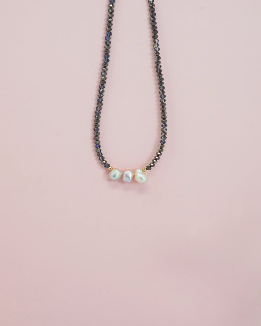 Crystal Pearl Necklace